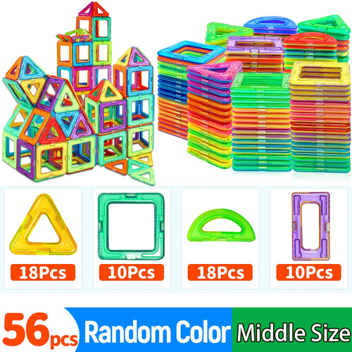 Magnetic Building Blocks DIY Magnets Toys medium size STEM Toys