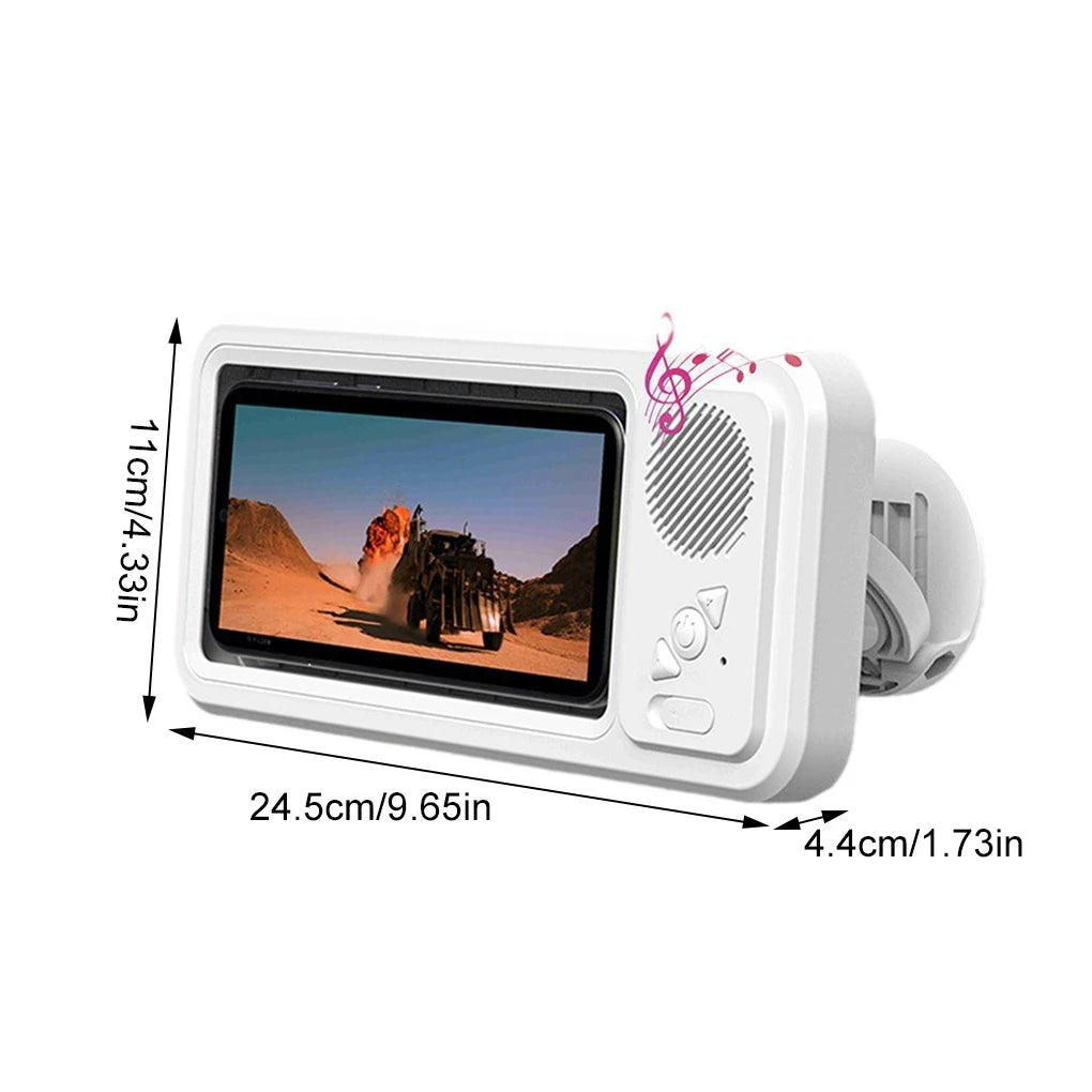 Wall Mounted IPX4 Waterproof Speaker Stand for Bath Phone Holder