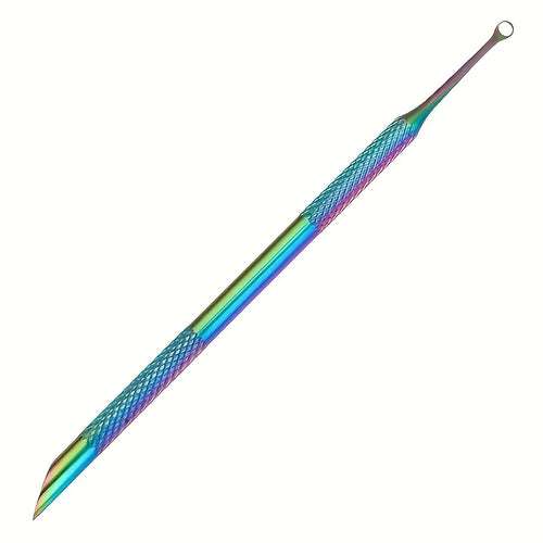 Double-Headed Stainless Steel Cuticle Remover Nail Pusher Exfoliation