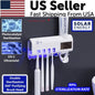 UV Light Sterilizer Toothbrush Holder Cleaner & Automatic Toothpaste