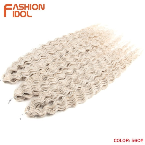 Synthetic Curly Hair 24 Inch Water Wave - Synthetic Braiding Hair(for