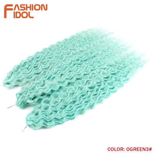 Synthetic Curly Hair 24 Inch Water Wave - Synthetic Braiding Hair(for