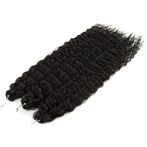 Synthetic Curly Hair 24 Inch Water Wave - Synthetic Braiding Hair(for