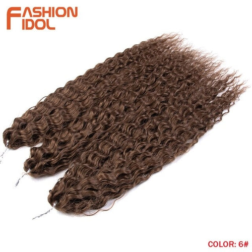 Synthetic Curly Hair 24 Inch Water Wave - Synthetic Braiding Hair(for