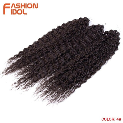 Synthetic Curly Hair 24 Inch Water Wave - Synthetic Braiding Hair(for