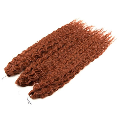Synthetic Curly Hair 24 Inch Water Wave - Synthetic Braiding Hair(for