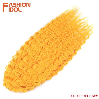 Synthetic Curly Hair 24 Inch Water Wave - Synthetic Braiding Hair(for