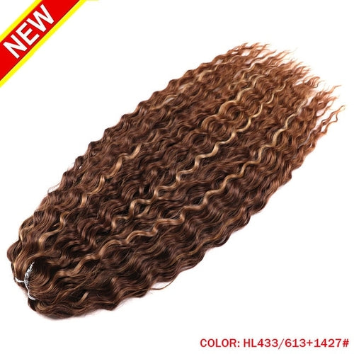 Synthetic Curly Hair 24 Inch Water Wave - Synthetic Braiding Hair(for