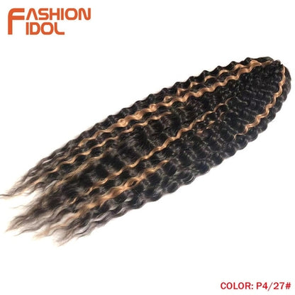 Synthetic Curly Hair 24 Inch Water Wave - Synthetic Braiding Hair(for