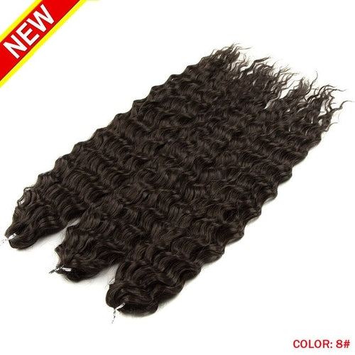 Synthetic Curly Hair 24 Inch Water Wave - Synthetic Braiding Hair(for
