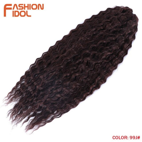 Synthetic Curly Hair 24 Inch Water Wave - Synthetic Braiding Hair(for