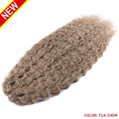 Synthetic Curly Hair 24 Inch Water Wave - Synthetic Braiding Hair(for