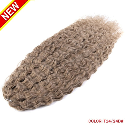 Synthetic Curly Hair 24 Inch Water Wave - Synthetic Braiding Hair(for