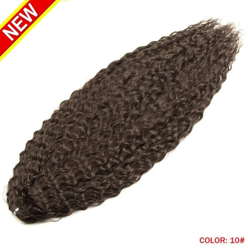 Synthetic Curly Hair 24 Inch Water Wave - Synthetic Braiding Hair(for