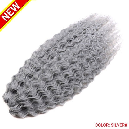 Synthetic Curly Hair 24 Inch Water Wave - Synthetic Braiding Hair(for