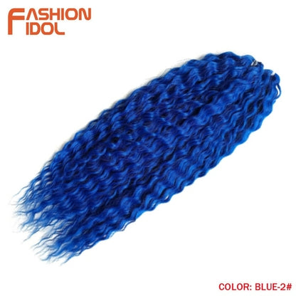 Synthetic Curly Hair 24 Inch Water Wave - Synthetic Braiding Hair(for