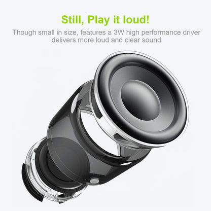 Ewa A106 Pro Mini Bluetooth Speaker With Custom Bass Radiator, Ipx7