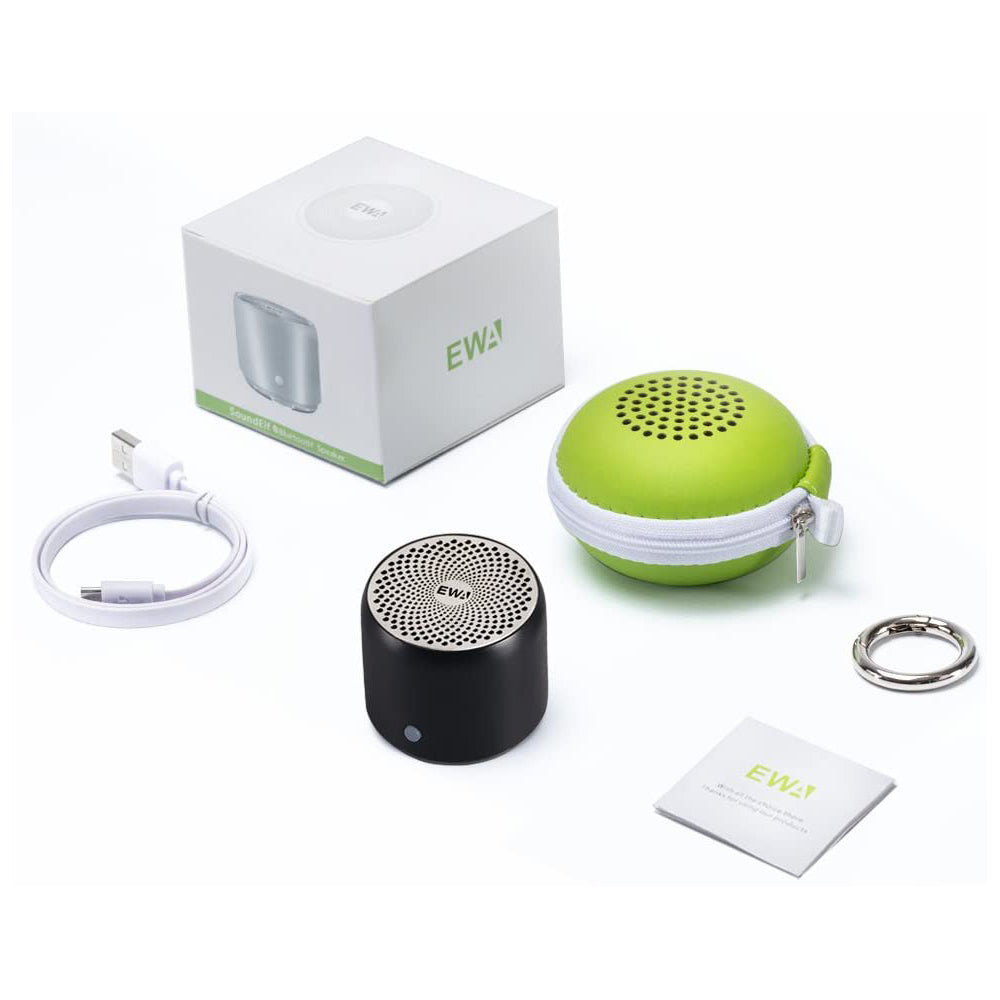 Ewa A106 Pro Mini Bluetooth Speaker With Custom Bass Radiator, Ipx7