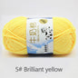 50Gram/Set Milk Cotton Yarn Crochet Line High-quality 5 Strand Milk
