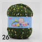 50g Colored Dot Silk Fancy Wool High Quality Baby Cotton Cashmere Yarn