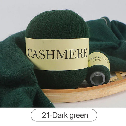 QJH 50+20g Cashmere Yarn Knitting Hand-knitted High-grade Worsted
