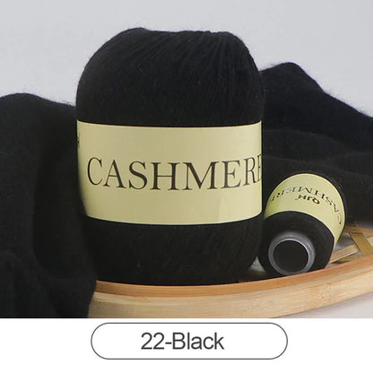 QJH 50+20g Cashmere Yarn Knitting Hand-knitted High-grade Worsted