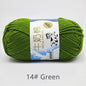 50Gram/Set Milk Cotton Yarn Crochet Line High-quality 5 Strand Milk