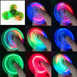 Luminous LED light Fidget Spinner Hand Top Spinners Glow in Dark Light