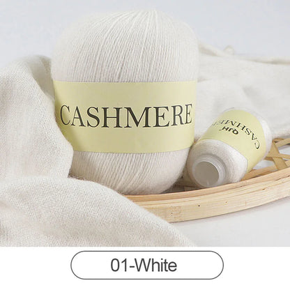 QJH 50+20g Cashmere Yarn Knitting Hand-knitted High-grade Worsted