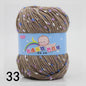 50g Colored Dot Silk Fancy Wool High Quality Baby Cotton Cashmere Yarn