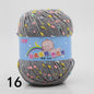 50g Colored Dot Silk Fancy Wool High Quality Baby Cotton Cashmere Yarn