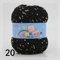 50g Colored Dot Silk Fancy Wool High Quality Baby Cotton Cashmere Yarn