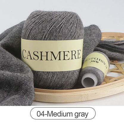 QJH 50+20g Cashmere Yarn Knitting Hand-knitted High-grade Worsted