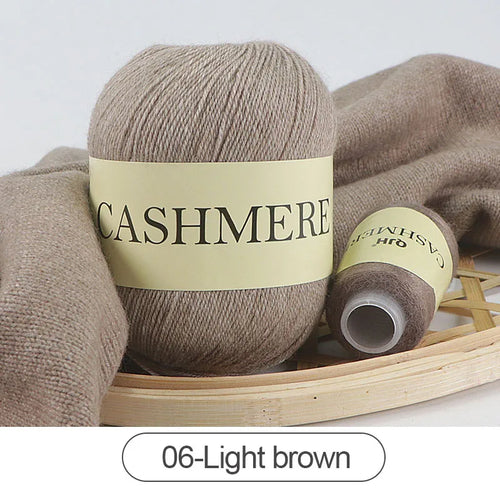 QJH 50+20g Cashmere Yarn Knitting Hand-knitted High-grade Worsted