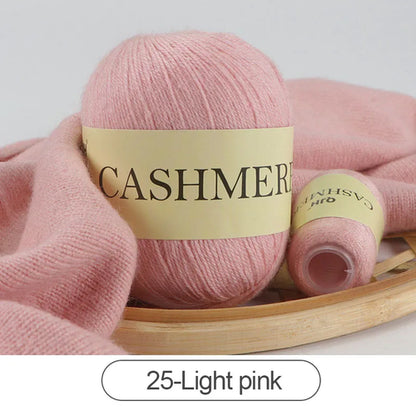 QJH 50+20g Cashmere Yarn Knitting Hand-knitted High-grade Worsted