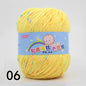 50g Colored Dot Silk Fancy Wool High Quality Baby Cotton Cashmere Yarn