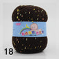 50g Colored Dot Silk Fancy Wool High Quality Baby Cotton Cashmere Yarn