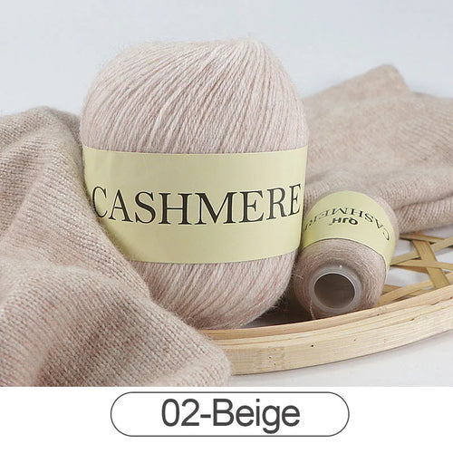 QJH 50+20g Cashmere Yarn Knitting Hand-knitted High-grade Worsted