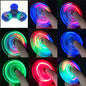 Luminous LED light Fidget Spinner Hand Top Spinners Glow in Dark Light