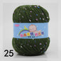 50g Colored Dot Silk Fancy Wool High Quality Baby Cotton Cashmere Yarn