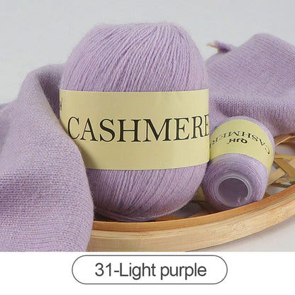 QJH 50+20g Cashmere Yarn Knitting Hand-knitted High-grade Worsted