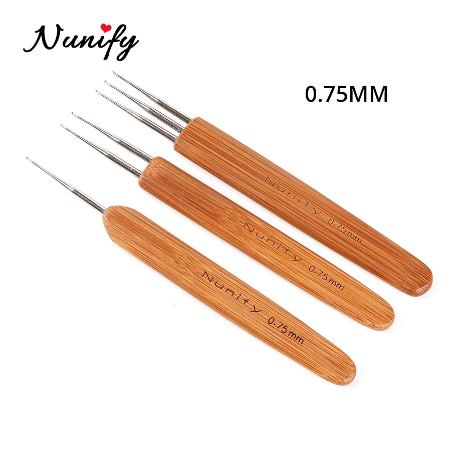 0.5Mm 0.75Mm Dreadlock Needle Crochet Hook For Dread Hair Dreadlocks