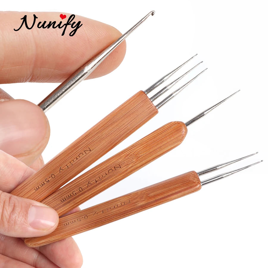 0.5Mm 0.75Mm Dreadlock Needle Crochet Hook For Dread Hair Dreadlocks