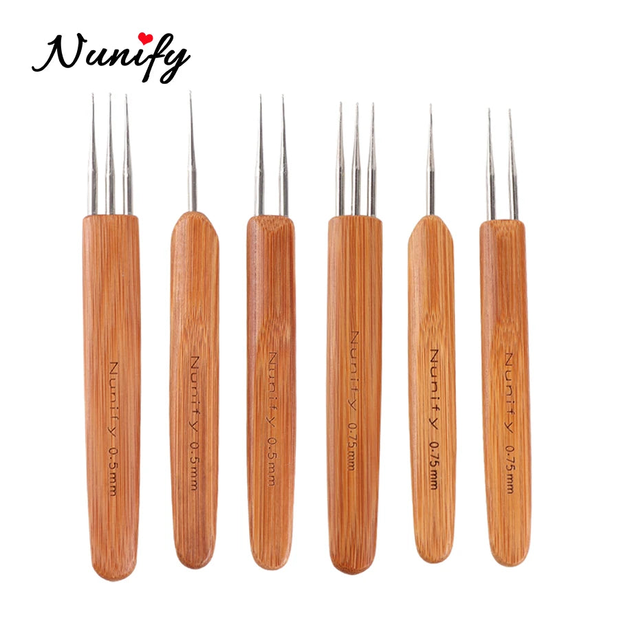 0.5Mm 0.75Mm Dreadlock Needle Crochet Hook For Dread Hair Dreadlocks
