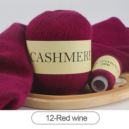QJH 50+20g Cashmere Yarn Knitting Hand-knitted High-grade Worsted