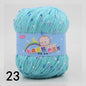 50g Colored Dot Silk Fancy Wool High Quality Baby Cotton Cashmere Yarn