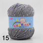 50g Colored Dot Silk Fancy Wool High Quality Baby Cotton Cashmere Yarn