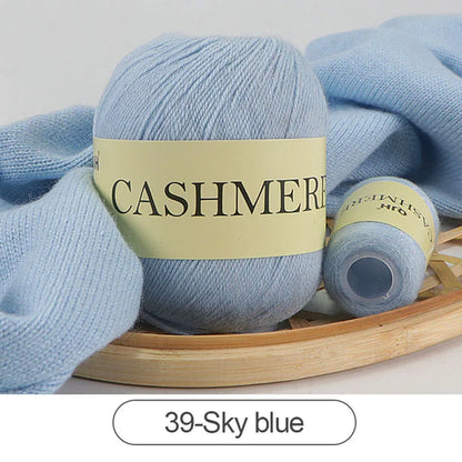 QJH 50+20g Cashmere Yarn Knitting Hand-knitted High-grade Worsted