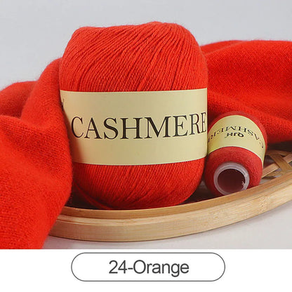 QJH 50+20g Cashmere Yarn Knitting Hand-knitted High-grade Worsted