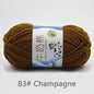 50Gram/Set Milk Cotton Yarn Crochet Line High-quality 5 Strand Milk